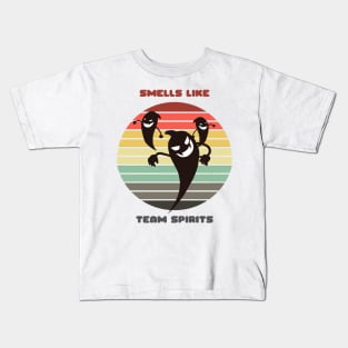 Sunset Ghosts / Smells Like Team Spirits Kids T-Shirt